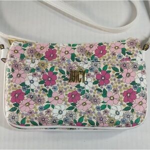 Juicy Couture Floral Crossbody Bag - Pink and White